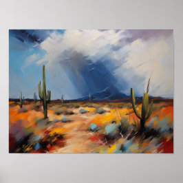 Poster Abstrakt för ökenåtervinningsbild