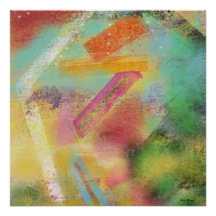 Poster Abstrakt i stor skala