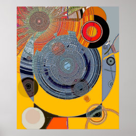 Poster abstrakt - Propaine