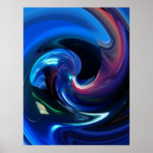 Poster abstrakt Spacesship