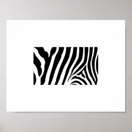 Poster - Abstrakten Zebra Strips