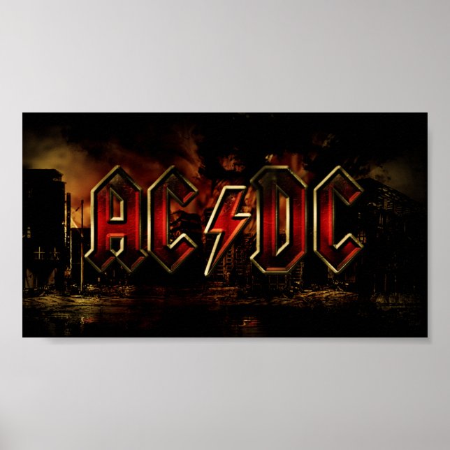 Pôster AC/DC Poster (Framsidan)
