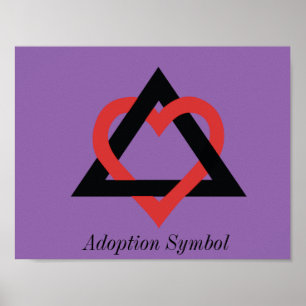 Poster adoptionssymbol
