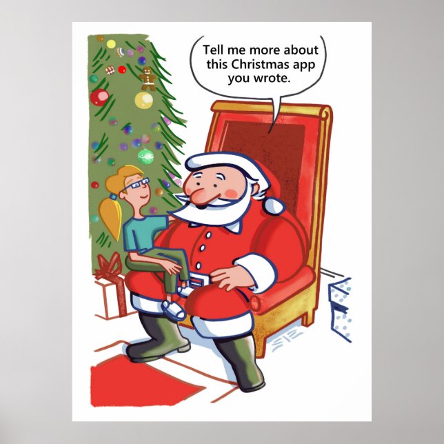 Poster affärspartners under jul (Framsidan)