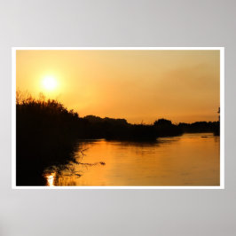Poster African Sunset 2 varmt och fredligt