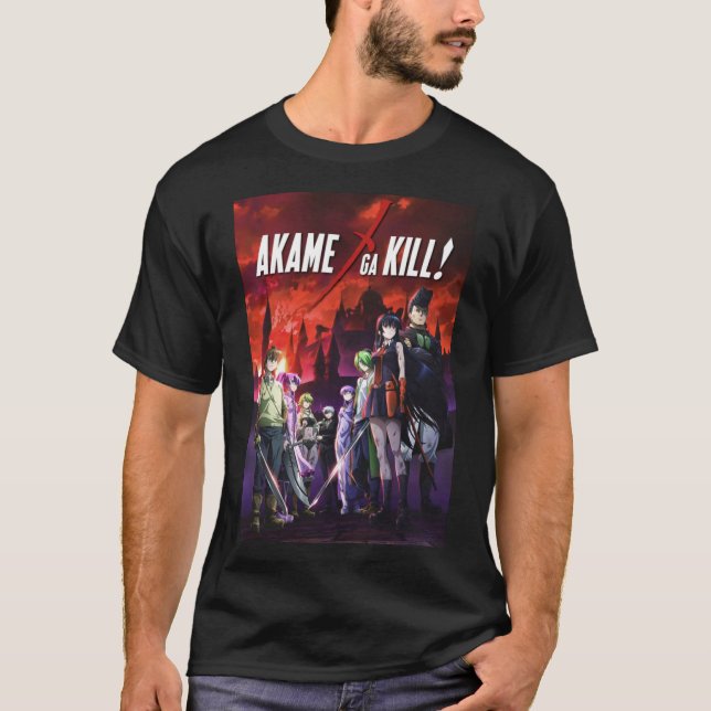 Poster Akame Ga Kill   T Shirt (Framsida)