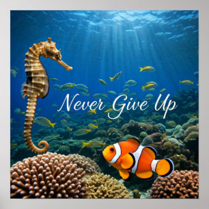 Poster aldrig Ge Up