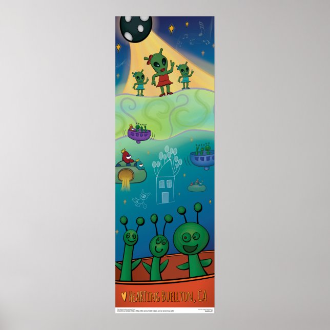 Poster - Alienkonsert (Framsidan)