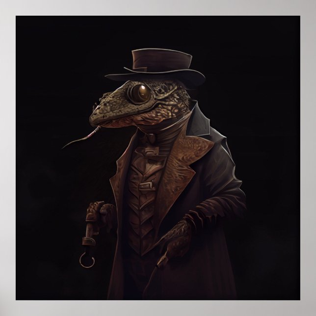 Poster alligator (Framsidan)