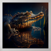 Poster alligator