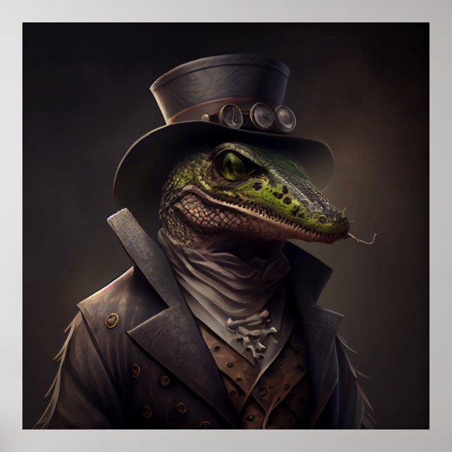 Poster alligator (Framsidan)
