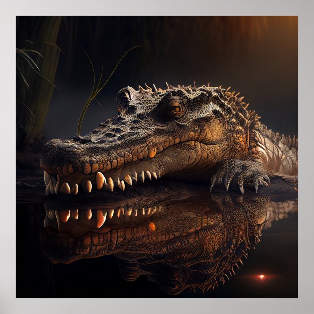 Poster alligator (Framsidan)