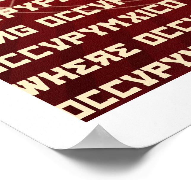 Poster alternativ för ockupation (Hörn)