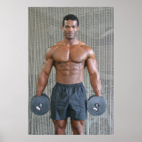 Poster, AM021, Anthony Marmon med Weights