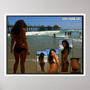 POSTER - Amanda i Huntington Beach