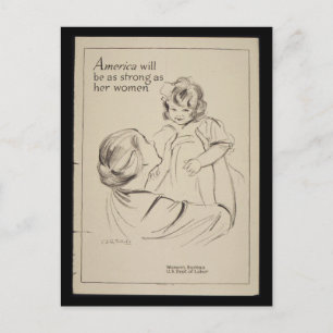 Poster America_will_be_as_Propaganda Vykort