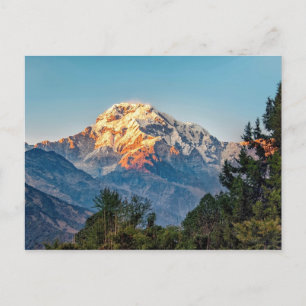 Poster Annapurna sunset Vykort