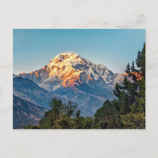 Poster Annapurna sunset Vykort
