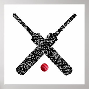 Poster anpassade Cricket
