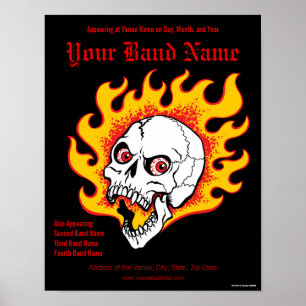 Poster anpassade konsert