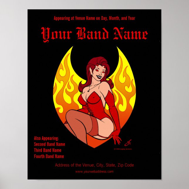 Poster anpassade konsert (Framsidan)