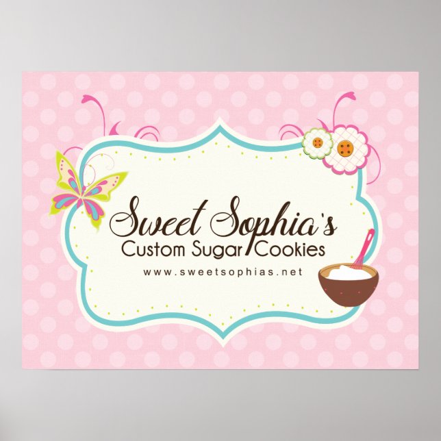 Poster anpassningsbar Bakery (Framsidan)