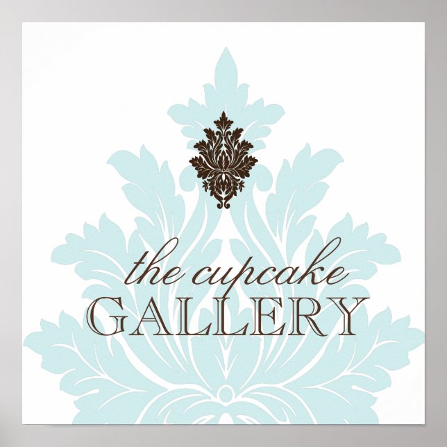 Poster anpassningsbar Damask (Framsidan)