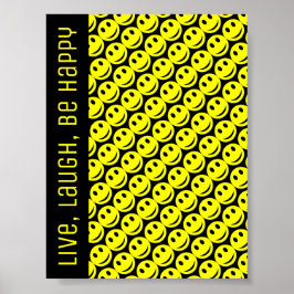 Poster Anpassningsbar för Lycklig-leende Ansikte