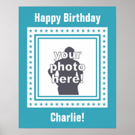 poster anpassningsbar FOTO, TEXT & FÄRG