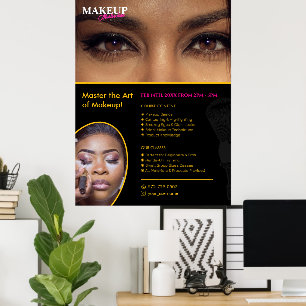 Poster anpassningsbar Makup-artist