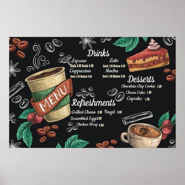 Poster anpassningsbar-meny (Framsidan)