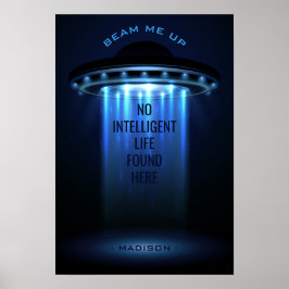 poster anpassningsbar UFO-blanksteg