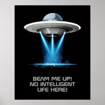 poster anpassningsbar UFO-blanksteg
