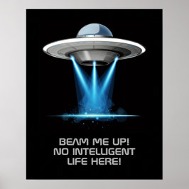 poster anpassningsbar UFO-blanksteg