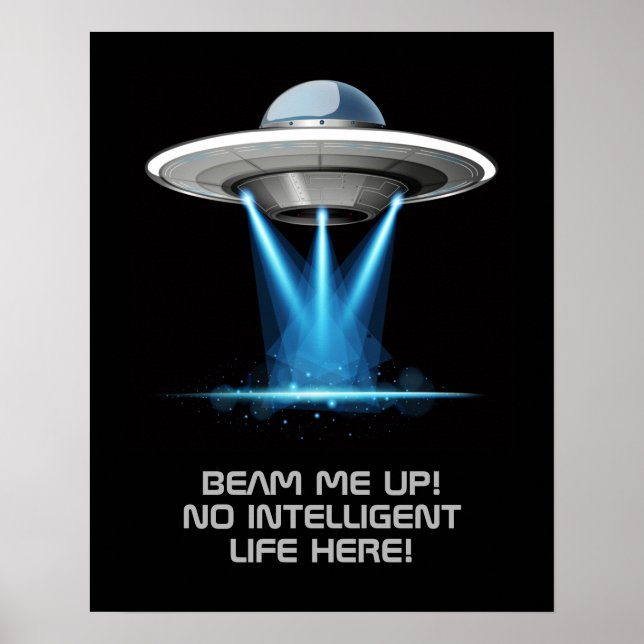 poster anpassningsbar UFO-blanksteg (Framsidan)