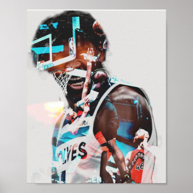 Póster anthony edwards, baloncesto, sports poster (Framsidan)