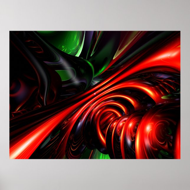 Poster arg Clown Abstrakt (Framsidan)