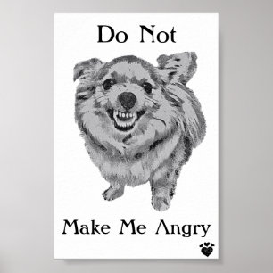 Poster Arg Hund