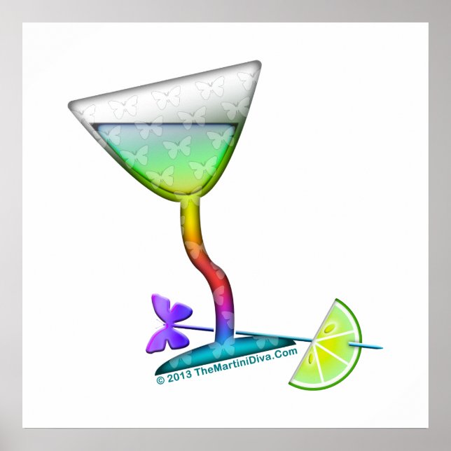 POSTER & ARKIVA UTSKRIVNINGAR - SMÖJLIG MARTINI-AR (Framsidan)