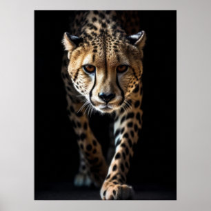Poster Art Cheetah