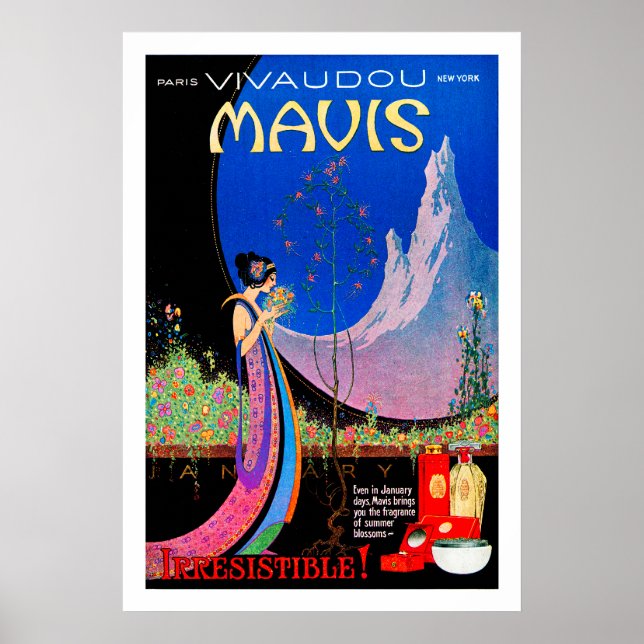 Poster: Art Deco Ad - av Fred Packer Poster (Framsidan)