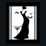 Poster ART DECO DAM Black White<br><div class="desc">Poster ART DECO DAM Black White</div>