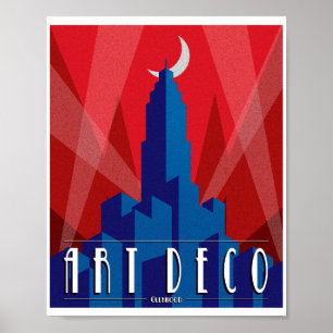 Poster - Art Deco Ollywood