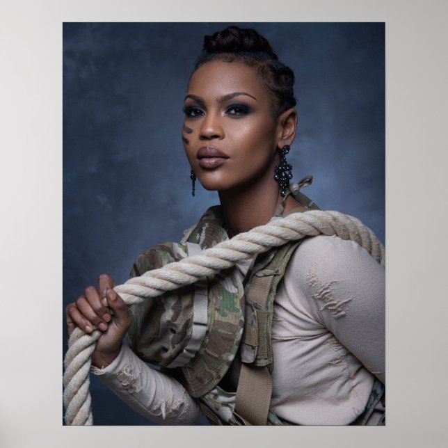 Poster Art Female Soldier (Framsidan)