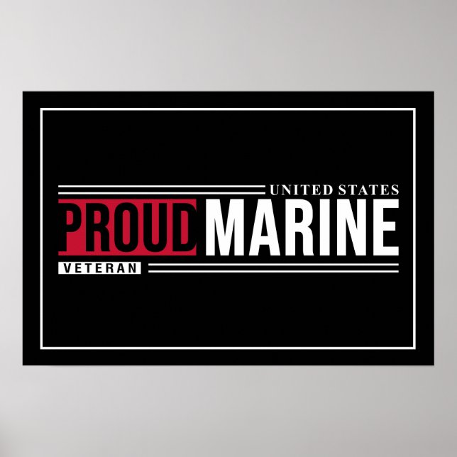 Poster Art Marine Veteran (Framsidan)