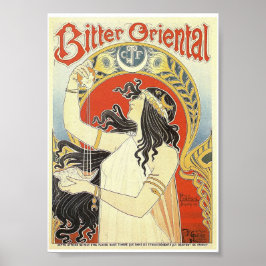 Poster - Art nouveau Bitter Oriental
