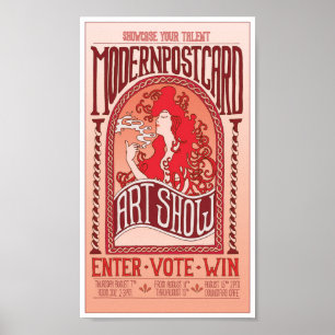Poster - Art nouveau Talent Poster