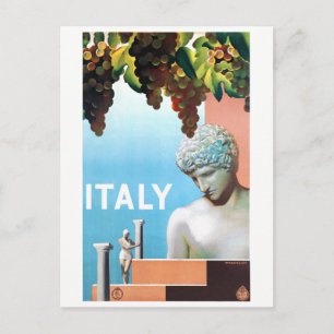 Poster återställd Italien Vintage resor Vykort