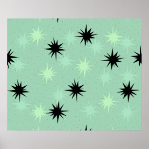 Poster atomjade och myntstjärnor