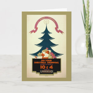 Poster att befordra resor via Londons tunnelbana Kort